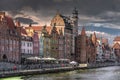 an interesting perspective of the long coast in gdaÃâsk